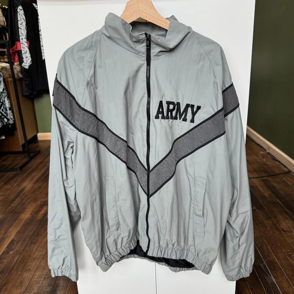 Vintage JWOD Skillcraft ARMY Jacket size Medium. Gray green. Retro.